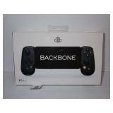 New Backbone One Mobile Gaming Controller for iPhone with Original Box and Adapter-Box opened to verify contents