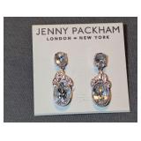 Jenny Packham London New York Crystal Drop Post Earrings New with Tag