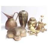 Vintage Brass and Metal Decorative Decor