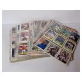 Large Assortment of Baseball Trading Cards in Binder Sleeves