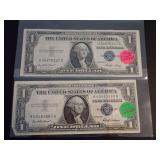 1935-E & 1957 $1 SILVER CERTIFICATES