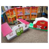 Assorted Plastic Toy Play Sets