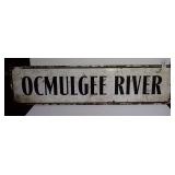 Ocmulgee River Metal Sign