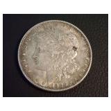 1886 MORGAN SILVER DOLLAR W/GOV MINT C.O.A.