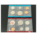 1971 US Mint Uncirculated Coin Set (Philadelphia and Denver)