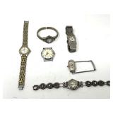 Assorted Lot of Six Wristwatches Including Timex and Grand Casino
