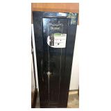 Sentinel gun safe, door may need repair, see pictures for details.