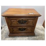 Bassett furniture two drawer nightstand, see pictures for details.