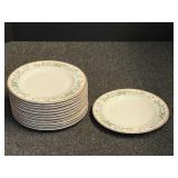 Farberware fine China salad plates  , “Wellesley”, approximately 12 pieces, see pictures for details.