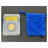ICG Certified Genuine 1913-1938 Gold Plated Buffalo Nickel (1 of 1,000)