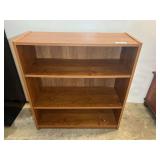 Three shelf bookcase, see pictures for details.