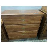 Small three drawer chest, bottom drawer needs center support. See pictures for details.