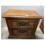 Bassett furniture two drawer nightstand, see pictures for details.