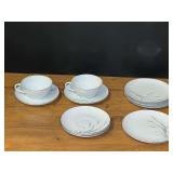 Vintage Kayson’s fine China cup and saucers, and bread plates. Approximately 10 pieces, see pictures for details.