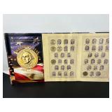 Presidential Coin Collecting Kit with Selected Presidential Dollar Coins and Folder