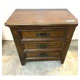 Liberty furniture three drawer nightstand, see pictures for details.