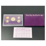 1989 United States Mint Proof Set with Original Packaging and Specification Card
