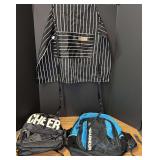 Apron and two backpacks, see pictures for details.