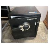 Sentry floor safe, no key, no combination. does have model/serial number for combination reset. See pictures for details.