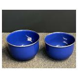 Enamel metal mixing bowls, see pictures for details.