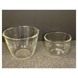 Vintage glass mixing bowls, see pictures for details.