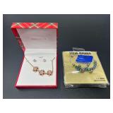 Charter Club Flower Necklace and Earring Set Plus Steve Madden DIY Jewelry Set