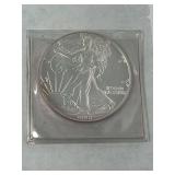 1988 United States 1 oz Fine Silver One Dollar Walking Liberty Coin