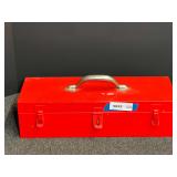 Red Snap On portable toolbox, see pictures for details.