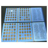 Two Lincoln Head Cent Coin Folders Starting 1941 Number Two With Partial Coin Collections
