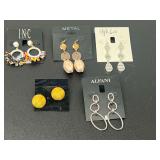 Assorted Fashion Earrings Lot Featuring INC, Alfani, and Style & Co