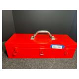 Red Snap On portable toolbox, see pictures for details.