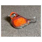 Lovely blown art glass bird, see pictures for details.