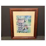 Framed and matted inspirational art, see pictures for details.