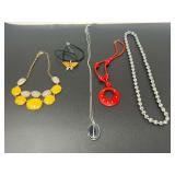 Assorted Fashion Necklaces Lot of Five