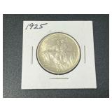 1925 Stone Mountain Memorial Half Dollar Commemorative Coin in Cardboard Holder