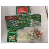 BASKET FULL OF MINI CHRISTMAS TREE ORNAMENTS (BASKET NOT INCLUDED)