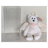 1998 TY BEANIE BABY "HALO" IN ACRYLIC CASE (NO TOP)