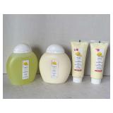PERLIER SORBET LEMON BATH & SHOWER GEL 6.8 FL OZ, LEMON MOISTURIZING LOTION 6.8 FL OZ & 2 LEMON JUICE HAND CREAMS 2.5 FL OZ