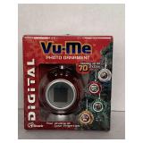 VINTAGE NEW IN BOX VU-ME PHOTO ORNAMENT