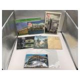 4 VINTAGE TENNESSEE POSTCARDS, VINTAGE LOUISIANA POSTCARD & VINTAGE DELLS OF THE WISCONSIN RIVER POSTCARD