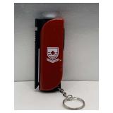 STEELEDGE KEYCHAIN MULTI TOOL WITH BUILT IN FLASHLIGHT & POCKET KNIFE