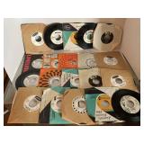 20 VINTAGE RADIO STATION/DJ PROMOTION COPY 45 RECORDS FROM WIBB IN MACON, GA