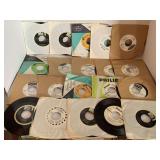 20 VINTAGE RADIO STATION/DJ PROMOTION COPY 45 RECORDS FROM WIBB IN MACON, GA