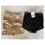 NEW W/ TAG LARGE SHAPEWEAR PANTIES & NEW W/ TAG TAUPE LARGE MAIDENFORM SHAPEWEAR