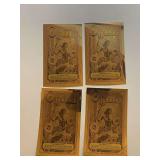 FOUR 2006 1/4 FLORIDA GOLDBACK NOTE 1/4000TH OF TROY OZ OF PURE 24KT FINE GOLD .9999 FEATURES PAX THE ROMAN VIRTUE OF PEACE UNDERWATER AT MOLASSES REEF