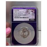 2023 GREAT BRITAIN 1 PENNY "HAZEL DORMOUSE" KING CHARLES III DEFINITIVE COIN GRADED PF70 ULTRA CAMEO BY NGC