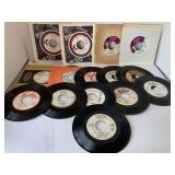 14 VINTAGE RADIO STATION/DJ PROMOTION COPY 45 RECORDS FROM WIBB IN MACON, GA