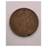 RARE 1971 BRITISH 2 PENCE COIN FEATURING "THE PORTRAIT OF QUEEN ELIZABETH II"