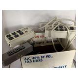3 INDUSTRIAL MULTI PLUG IN EXTENSION CORDS