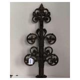 SYROCO BLACK WALL DECOR 21" LONG X 9 1/2" WIDE